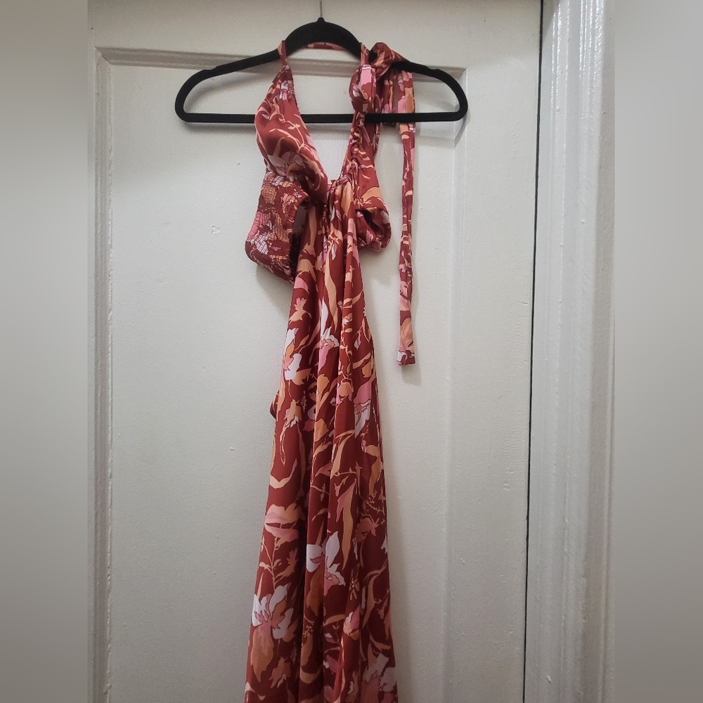 Jcrew Floral Cut-Out Maxi Dress - Picture 4 of 10